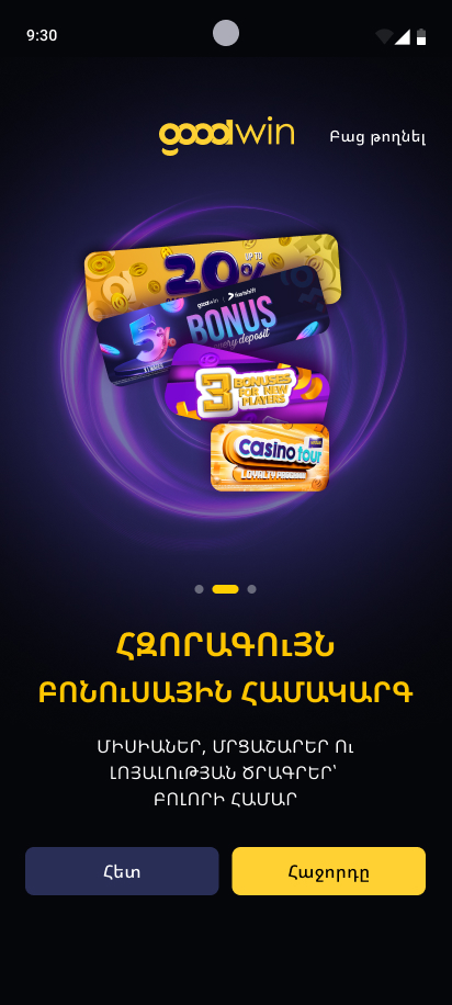 Goodwin բոնուսներ